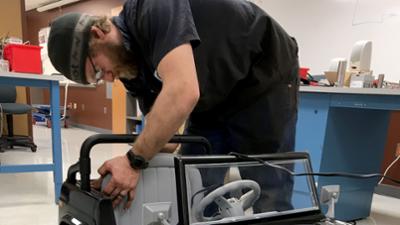 Mechatronics Students Modifing Ride-On Toy Car for LifeScape