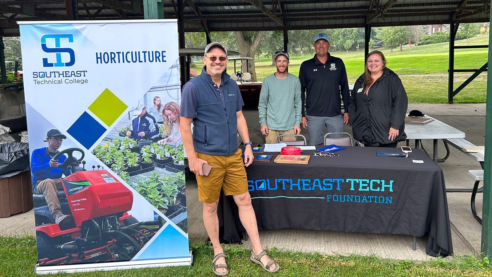 STC Group at table in picnic shelter