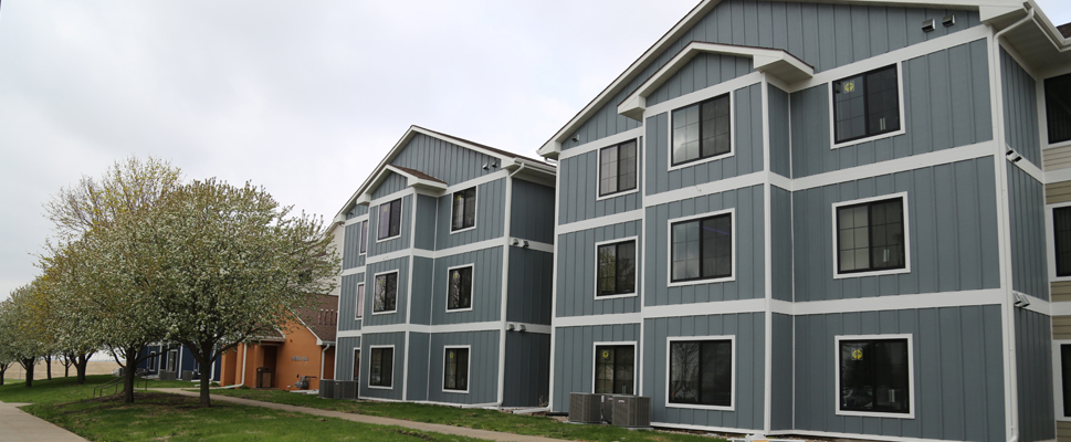 Housing Exterior of student apartments
