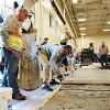 Students at Construction Camp at Southeast Tech.