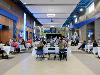 View of large HUB hallway at signing day