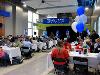 View of large HUB hallway at signing day