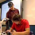 STC hosted 18 SDSU construction management students and showed them land surveying equipment. 