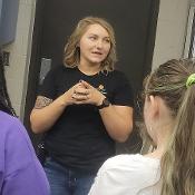 300 students from Ben Reifel Middle School visited Southeast Tech. The Admissions Office and four industry partners discussed college and careers with the students. 